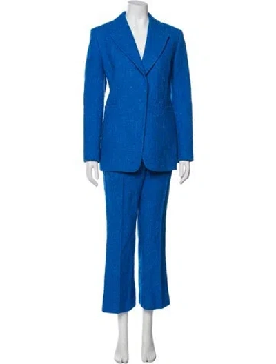 Pre-owned Maison Rabih Kayrouz Pantsuit In Blue