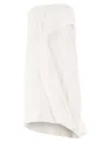 Maison Rabih Kayrouz Strapless Draped Dress In White