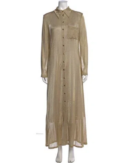 Pre-owned Maison Rabih Kayrouz Sweater In Gold