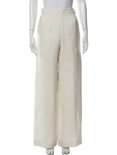 Pre-owned Maison Rabih Kayrouz Wide Leg Pants In Neutrals