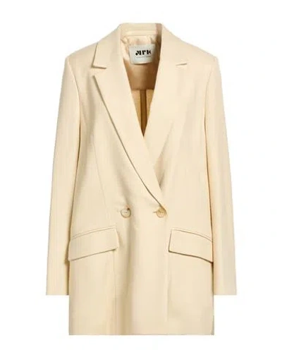 Maison Rabih Kayrouz Woman Blazer Beige Size 4 Viscose, Silk