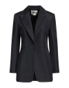 Maison Rabih Kayrouz Woman Blazer Midnight Blue Size 4 Polyamide, Viscose In Blue