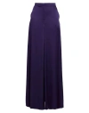 Maison Rabih Kayrouz Woman Pants Dark Purple Size 12 Acetate, Viscose