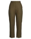 Maison Rabih Kayrouz Woman Pants Khaki Size 10 Virgin Wool
