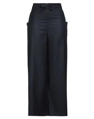 Maison Rabih Kayrouz Woman Pants Midnight Blue Size 10 Virgin Wool, Cashmere
