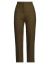 Maison Rabih Kayrouz Woman Pants Military Green Size 4 Virgin Wool