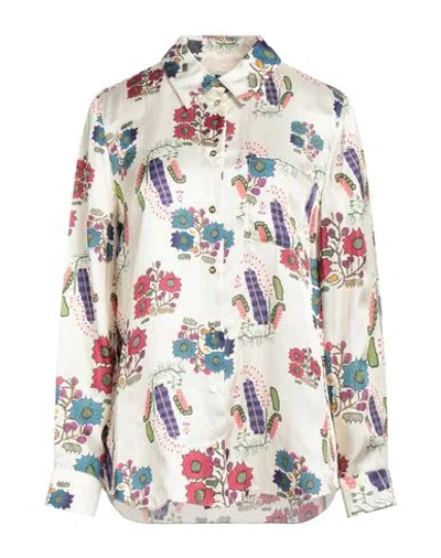 Maison Rabih Kayrouz Woman Shirt Ivory Size 8 Viscose