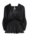 Maison Rabih Kayrouz Woman Top Black Size 6 Polyester In Black