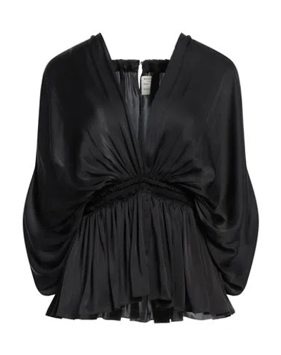 Maison Rabih Kayrouz Woman Top Black Size 6 Polyester