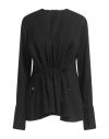 Maison Rabih Kayrouz Woman Top Black Size 6 Virgin Wool In Black