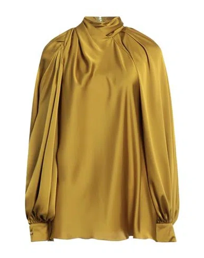 Maison Rabih Kayrouz Woman Top Military Green Size 10 Polyester
