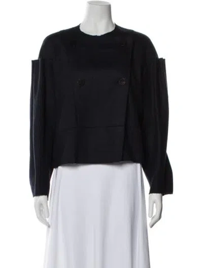 Pre-owned Maison Rabih Kayrouz Wool Jacket In Blue