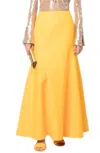 Maison Rabih Kayrouz Woven Long Skirt In Buttercup In Yellow