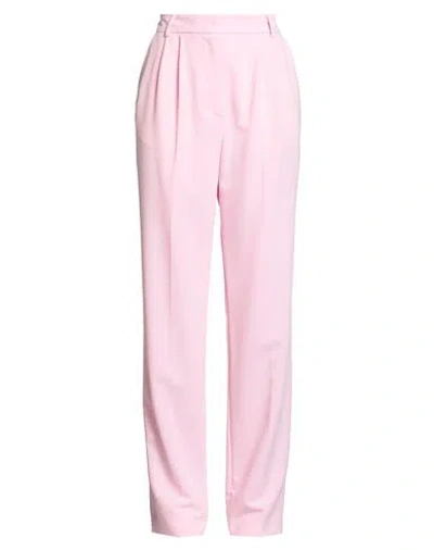 Maison Reynders Woman Pants Pink Size Xl Polyester, Viscose, Elastane