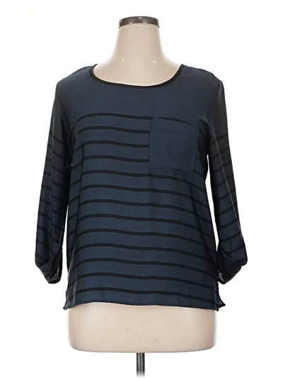 Pre-owned Maison Scotch 3/4 Sleeve Blouse In Blue