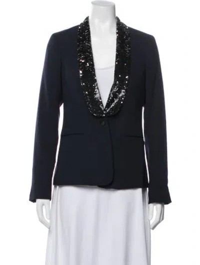 Pre-owned Maison Scotch Blazer W/ Tags In Blue