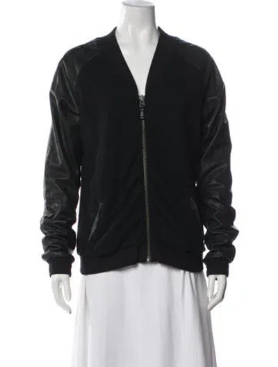 Pre-owned Maison Scotch Bomber Jacket In Black
