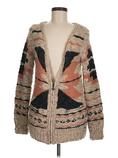 Pre-owned Maison Scotch Cardigan Sweater In Brown
