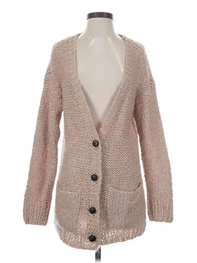 Pre-owned Maison Scotch Cardigan Sweater In Tan