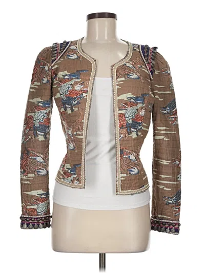 Pre-owned Maison Scotch Kimono In Brown