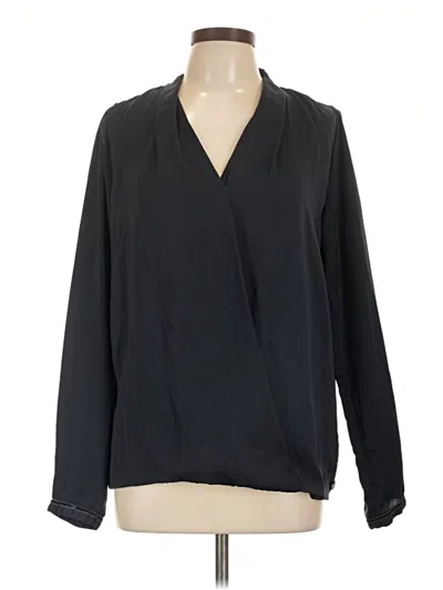 Pre-owned Maison Scotch Long Sleeve Blouse In Black