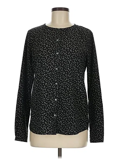 Pre-owned Maison Scotch Long Sleeve Blouse In Black