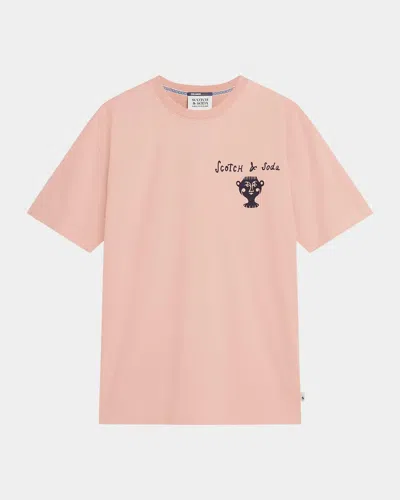 Maison Scotch Men & Apos;s Logo Graphic T-shirt In Animal Print