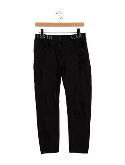 Pre-owned Maison Scotch Mid-rise Straight Leg Jeans In Black