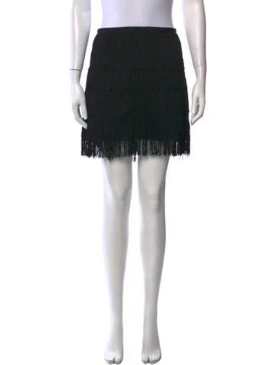 Pre-owned Maison Scotch Mini Skirt In Black