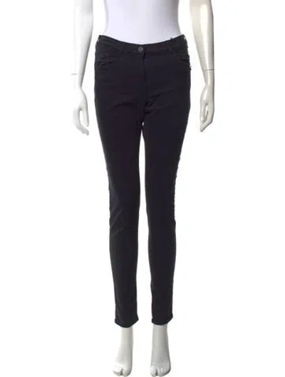 Pre-owned Maison Scotch Skinny Leg Pants In Black