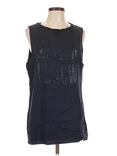 Pre-owned Maison Scotch Sleeveless Blouse In Blue