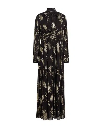 Maison Scotch Woman Maxi Dress Black Size 2 Viscose, Polyester