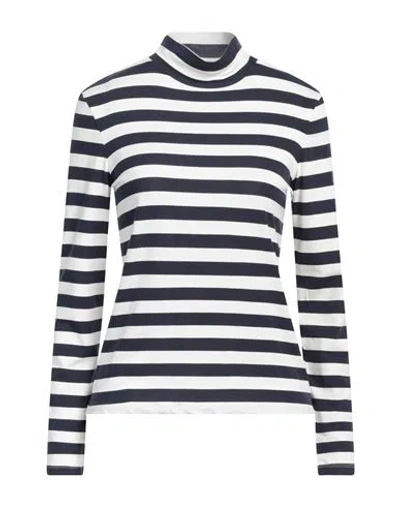 Maison Scotch Woman T-shirt Midnight Blue Size Xs Lyocell, Cotton, Elastane