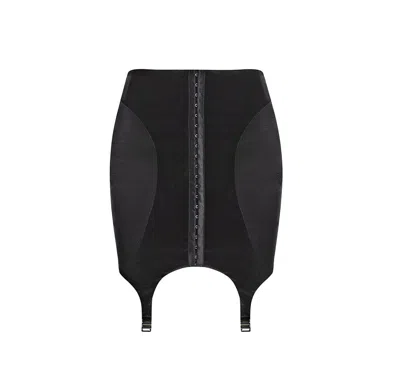 Maison Sél Women's Garter Pencil Skirt – Black