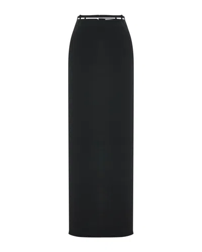 Maison Sél Women's Black Noir Dèsir Skirt