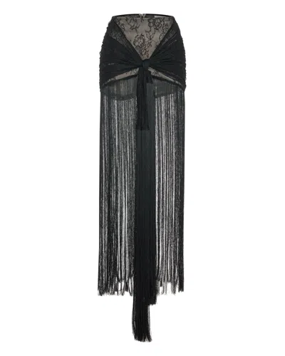 Maison Sél Women's Black Tènebrè Skirt