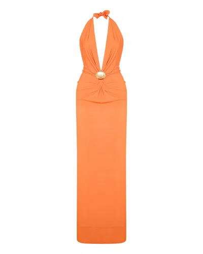 Maison Sél Women's Orange Flavie Dress