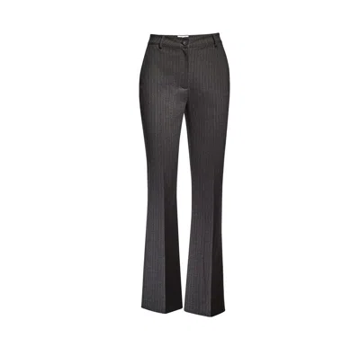 Maison Sél Women's Palazzo Melange Pants – Grey In Gray