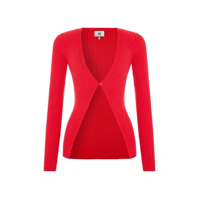 Maison Sél Women's Red Lueur Cardigan