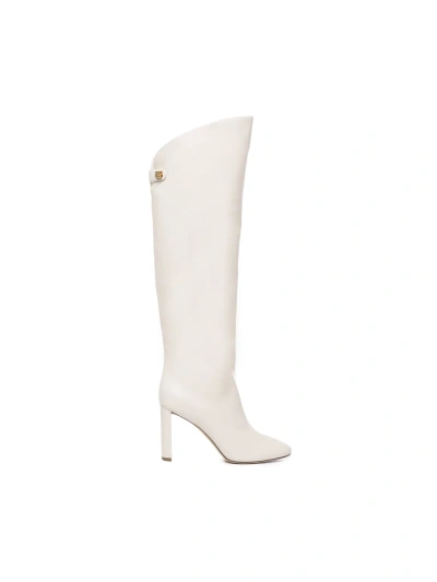 Maison Skorpios Adriana Boots In White