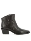 Maison Skorpios 60mm Alexandra Cordoba Leather Cowboy Boots