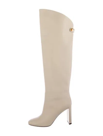 Pre-owned Maison Skorpios Leather Boots In Neutrals