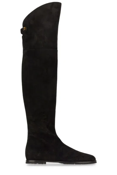 Maison Skorpios Skorpios Stefania Tall Riding Boots In Black
