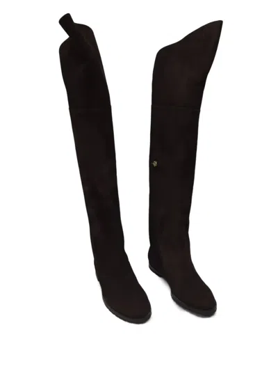 Maison Skorpios Stefania Over-the-knee Suede Boots