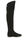 Maison Skorpios Stefania Boots In Suede Leather In Black