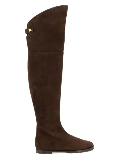 Maison Skorpios Women's "stefania" Boots In Brown
