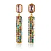 Maison Soula Women's Cher Drop Earrings - Rose Pink With Multicolor Drops In Pink