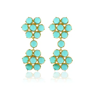 Maison Soula Women's Green Cybele Earrings
