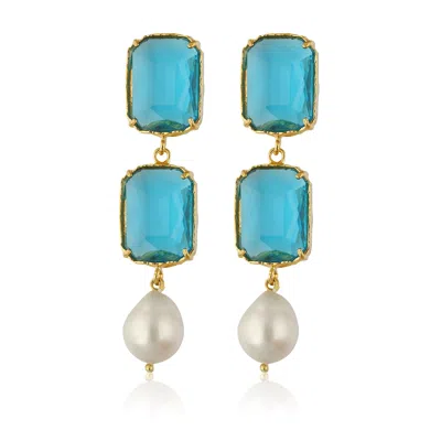 Maison Soula Women's Sloane Earrings - Deep Blue
