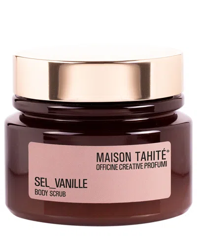 Maison Tahité Sel_vanille Body Scrub 250 ml In White